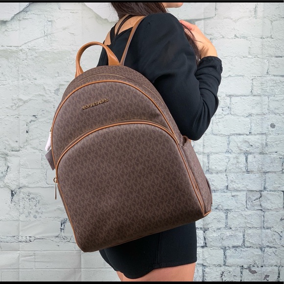 Michael Kors Handbags - Michael Kors Large Brown Backpack